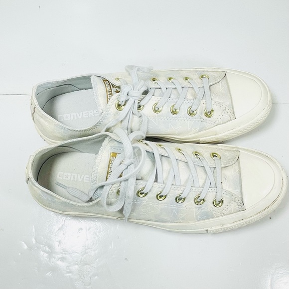 Converse CTAS Lift Ripple Ox Womens Sneaker Pure Platinum Egret Gum Size 9. - Picture 12 of 12